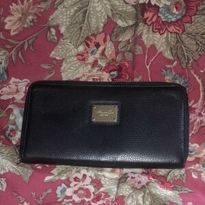 🌺KENNETH COLE BLACK LEATHER Wallet